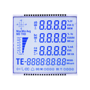 Display LCD de segmento de medidor de energia