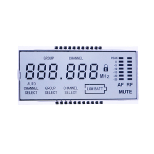 Pantalla LCD segmentada del medidor digital
