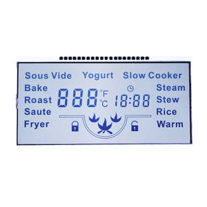 Visor LCD digital de 7 segmentos